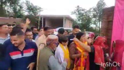 पालमपुर: राज्यसभा सांसद इंदू गोस्वामी ने कंडवाड़ी में सांसद आपके द्वार कार्यक्रम के तहत आयोजित कार्यक्रम में की शिरकत