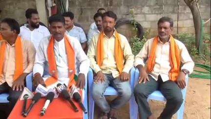 నిజామాబాద్ రూరల్: ధర్పల్లి బీజేపీ నాయకుడు నవీన్‌ను సస్పెండ్ చేయడాన్ని వ్యతిరేకించిన ధర్పల్లి మాజీ బీజేపీ మండల అధ్యక్షులు గంగారెడ్డి