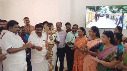 காரைக்குடி: அழகப்ப செட்டியார் பொறியியல் கல்லூரியில் கூடுதல் வகுப்பறை, ஆய்வக கட்டடங்களை திறப்பு மாங்குடிMLA பங்கேற்பு