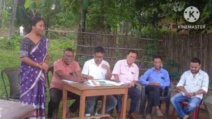 কোকৰাঝাৰ ভাগ: বাঙালডোবা ১ম খণ্ড গাওঁত BTCৰ পৰিষদীয় নির্বাচন সম্পর্কে আলোচনা সভাত উপস্থিত BJP কোকৰাঝাৰ জিলাৰ সম্পাদিকা