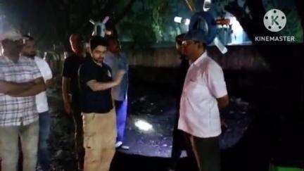 मिरज: सांगली मनपा क्षेत्रातील पावसाचे पाणी साचलेल्या भागांची आयुक्त सत्यम गांधी यांनी केली पाहणी