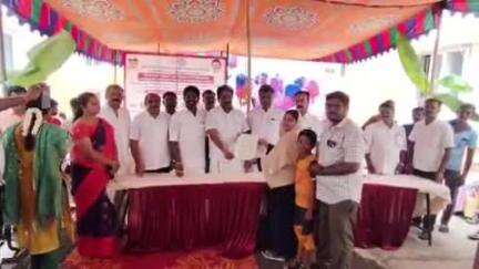 இராஜபாளையம்: சம்மந்த புரத்தில் புதிதாக கட்டப்பட்ட 864 அடுக்குமாடி குடியிருப்புகளை காணொளி காட்சி வாயிலாக முதல்வர் திறந்து வைத்தார்