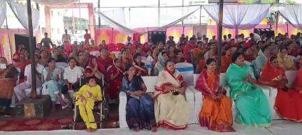 खंडवा नगर: अनाज मंडी प्रांगण में दो दिवसीय प्रवचन का हुआ आयोजन, संत ललित प्रभु ने दिया संदेश