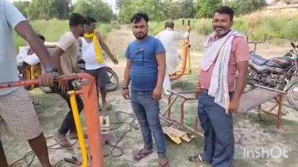 मढ़ौरा: इसरौली ग्राम पंचायत में असामाजिक तत्वों द्वारा जिम उपकरणों में तोड़फोड़