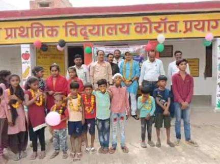कोरांव: उच्च प्राथमिक विद्यालय कोरांव में आयोजित समर कैंप में खंड शिक्षा अधिकारी ने कहा- बच्चों का सर्वांगीण विकास जरूरी है