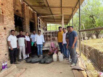 रोहा: बेलवाडी येथील गावठी दारूचे अड्डे राज्य उत्पादन शुल्क विभागाने केले उध्वस्थ