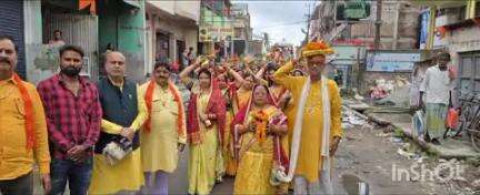 फारबिसगंज: फारबिसगंज के केशरी टोला में सात दिवसीय श्रीमद्भागवत पुराण कथा का आयोजन