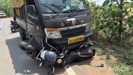 कोरबा: छोटा हाथी वाहन की टक्कर से बाइक सवार की हुई मौत, मानिकपुर क्षेत्र का मामला