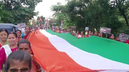 কৈলাশহর: জেলা তিরঙ্গা যাত্রা কমিটির উদ্যোগে কৈলাসহরে এক ধন্যবাদ রেলি অনুষ্ঠিত হয় উপস্থিত মন্ত্রী টিংকু রায়