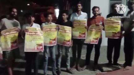 खानपुर: खानपुर कस्बे के धारणीधर गार्डन में 27 मई को धाकड़ महासभा के छठे अधिवेशन के लिए विभिन्न गाँवों में बांटे गए आमंत्रण पत्र