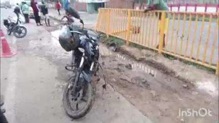मोहनिया: बीज निगम कुदरा के पास दो वाहनों के बीच हुई टक्कर, एक युवक हुआ घायल