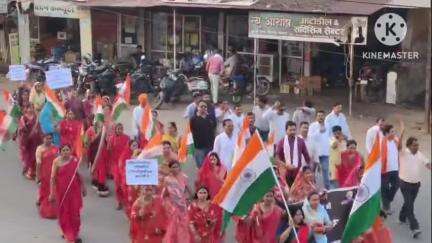 पहलगाम में घटित घटना के संदर्भ में 'सिंदूर ऑपरेशन' की सफलता पर खैरागढ़ की महिलाओं ने एकजुट होकर निकाली सम्मान रैली