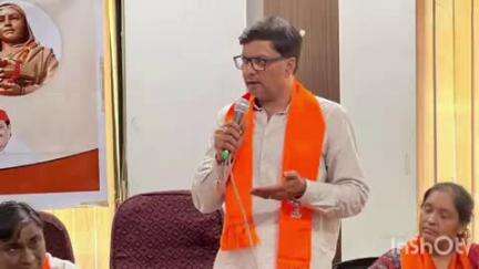 વિરમગામ: ભાજપ મહિલા મોરચાના અમદાવાદ જિલ્લાનો  મહિલા વાર્તાલાપ APMC વિરમગામ ખાતે કરવામાં આવ્યો