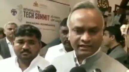 ಕಲಬುರಗಿ: ನಾಯಿ ಶಬ್ದ ಬಳಕೆ: ನಗರದಲ್ಲಿ ಬಿಜೆಪಿ ನಾಯಕರ ವಿರುದ್ಧ ಸಚಿವ ಪ್ರಿಯಾಂಕ್ ಖರ್ಗೆ ಕಿಡಿ