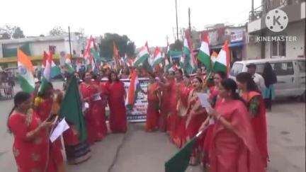 कोरबा: सीतामढ़ी चौक से भाजपा की महिला पदाधिकारियों ने निकाली तिरंगा यात्रा, लगाए भारतीय सेना के जयकारे