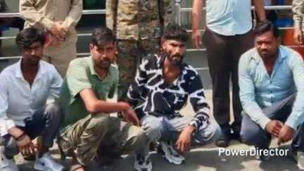 नैनपुर: कांबिंग दस्त के दौरान नैनपुर पुलिस ने चार वारंटियों को गिरफ्तार कर कार्यालय में पेश किया