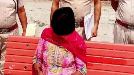 थानेसर: गांव हसनपुर में मंदिर से चोरी करने के आरोप में एक महिला गिरफ्तार, जेल भेजा गया