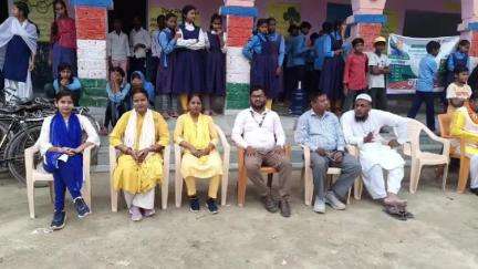 नौतन: राजकीय उत्क्रमित उच्च माध्यमिक विद्यालय मड़आहा में सीआरसी स्तरीय खेल प्रतियोगिता का आयोजन