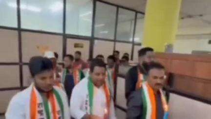 नगर: कोठी चौक येथील महावितरण कार्यालयात नागरिकांनासह राष्ट्रवादीचे आंदोलन:वीजपुरवठा तातडीने सुरळीत करण्याची मागणी #jansamasya
