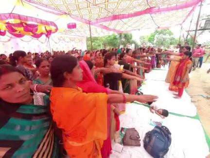 शेखोपुर सराय: शेखपुरा जिले में ग्रामीण महिलाओं ने रोजगार और शिक्षा को लेकर आवाज उठाई