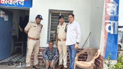आगर: तनोडिया पुलिस की कार्रवाई, स्थाई वारंटी महेश ख़मोरा गिरफ्तार