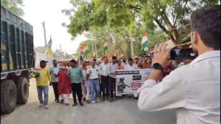 बीकापुर: ऑपरेशन सिंदूर की सफलता पर सेवा के समर्थन में हैदरगंज में निकाली गई भव्य तिरंगा यात्रा #OperationSindoor