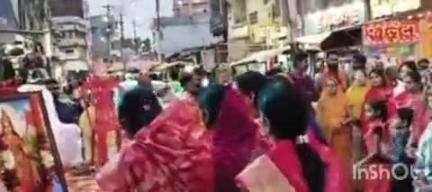 कोतमा: कोतमा में महिलाओं द्वारा शौर्य यात्रा का आयोजन