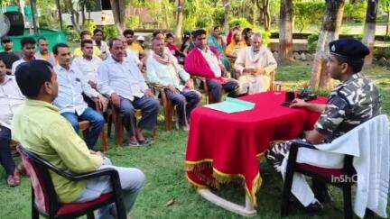 नौतनवा: हरदीडाली में सीमावर्ती ग्रामीणों के साथ समन्वय बैठक का आयोजन हुआ