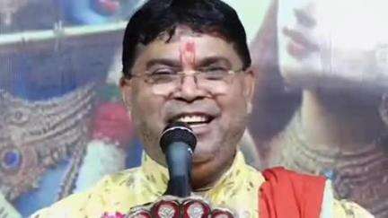खंडवा नगर: खंडवा के सेठी नगर में श्रीमद् भागवत कथा का आयोजन, कृष्ण लीला का हुआ वर्णन