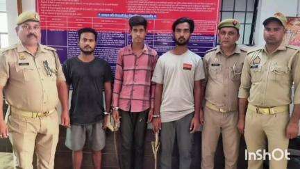 नवाबगंज: हाफिजगंज थाना पुलिस ने तीन शातिर चोरों को गिरफ्तार कर भेजा जेल