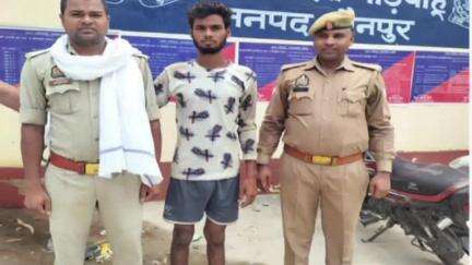 मड़ियाहू: बेलवा बाजार से पाक्सो एक्ट का वांछित आरोपी गिरफ्तार