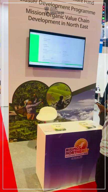Discover agri-initiatives shaping NE's future at #RisingNorthEast2025, Hall 14, #BharatMandapam!🌱 #AgriGoI #Agriculture