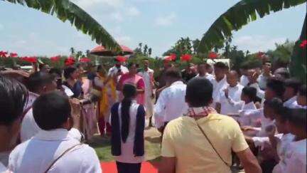 সৰুপথাৰ: সৰুপথাৰৰ পানজান মধ্য ইংৰাজী বিদ্যালয়ৰ উন্নীতকৰণ আৰু নৱনিৰ্মিত বিদ্যালয় গৃহৰ শুভ উদ্বোধন বিধায়ক বিশ্বজিত ফুকনৰ