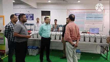 छपरा: जिला निर्वाचन पदाधिकारी ने विधानसभा चुनाव के लिए वेयरहाउस में EVM का किया निरीक्षण