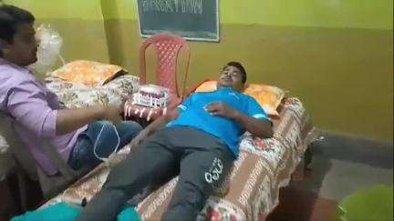 তপন: তপনে নির্ময়া গ্রুপ অফ স্কুলে স্বেচ্ছায় রক্তদান শিবিরের আয়োজন, রক্তদান করেন ১৮ জন