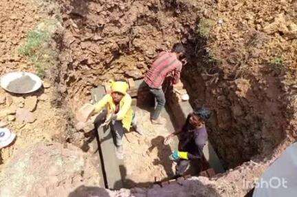 देवास नगर: 'जल गंगा संवर्धन अभियान' के तहत नगर परिषद सतवास ने ग्रे वाटर हार्वेस्टिंग के लिए बनाया सोकपिट