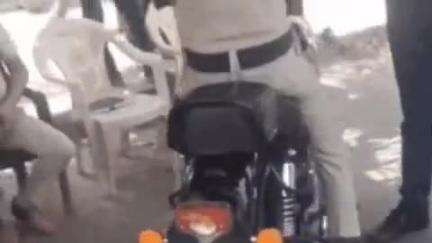 कैथल: पटाखे बजाने पर बुलेट का कटा साढ़े 11 हजार का चालान