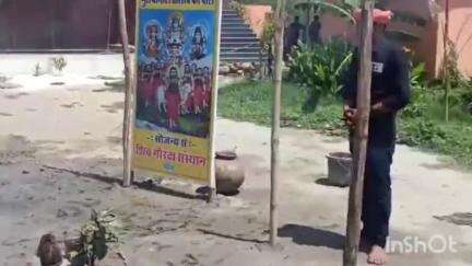 भीम: भीम में योगी महंत सुरेश नाथ ने विश्व कल्याण हेतु शुरू की अग्नि तपस्या