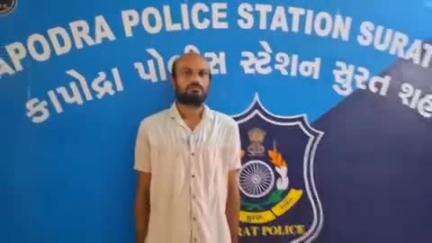 કાપોદ્રા ગાયત્રી.ત્રણ પાસેથી ચોરીની મોટર સાયકલ સાથે આરોપીની ધરપકડ