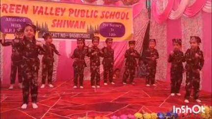 कोटगढ़: ग्रीन वैली पब्लिक स्कूल शिवान में नन्हे विद्यार्थियों के लिए फ्रेशर वेलकम कार्यक्रम का आयोजन