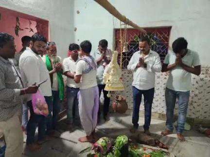 बोराम: बंगोई शिव मंदिर में चड़क पूजा का आयोजन, विधायक मंगल कालिंदी हुए शामिल