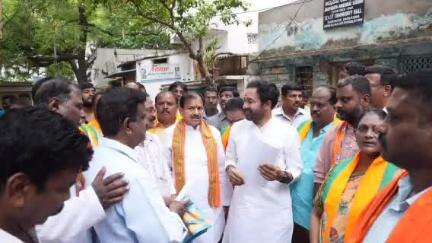 హిమాయత్ నగర్: హిమాయత్ నగర్ డివిజన్ సమస్యల పరిష్కారానికి కృషి చేస్తాము: కేంద్ర మంత్రి కిషన్ రెడ్డి