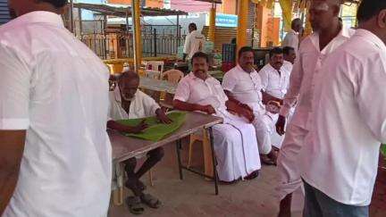 இராமேஸ்வரம்: சம்பை அருகே திமுக சார்பில் பேரரசர் பெரும்பிடுகு முத்தரையர் சத்ய விழா அனுசரிப்பு