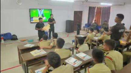 सिलाव: सैनिक स्कूल नालंदा में आर्मी विंग के 10 दिवसीय प्रशिक्षण का समापन