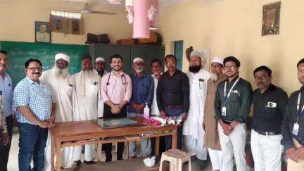 बुरहानपुर नगर: बुरहानपुर: लालबाग गांधी कॉलोनी के सरकारी स्कूल में आल इस वेल हॉस्पिटल द्वारा निशुल्क स्वास्थ्य शिविर आयोजित