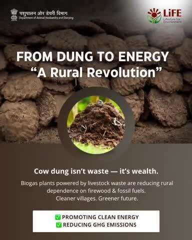 Dung to energy isn't just innovation — it's a climate solution rooted in tradition, driving sustainable change in our villages.
#WorldEnvironmentDay