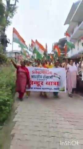 पालमपुर: पालमपुर विधानसभा के भाजपा मंडल ग्रामीण में भाजपा महिला मोर्चा ने स्थानीय महिलाओं के साथ मिलकर निकाली तिरंगा यात्रा