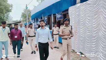 बांका: पुलिस लाइन बांका में होमगार्ड बहाली प्रक्रिया की डीएम ने की जांच