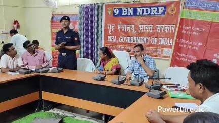 सारवां: एनडीआरएफ द्वारा सारवां में आपदा से बचाव का प्रशिक्षण, अधिकारियों व कर्मियों ने लिया भाग
