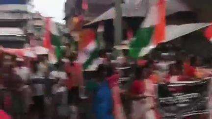 গড়বেতা ১: বীর সৈনিকদের কৃতজ্ঞতা জানাতে গড়বেতা তিরঙ্গা যাত্রা নাগরিক মঞ্চের